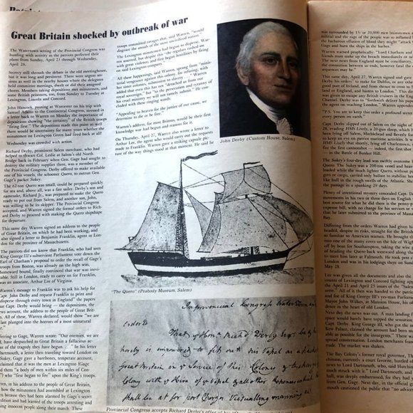 The Boston Globe Nation's 200th Anniversary Battle of Bunker Hill, Magazine 1975 - Picture 4 of 7